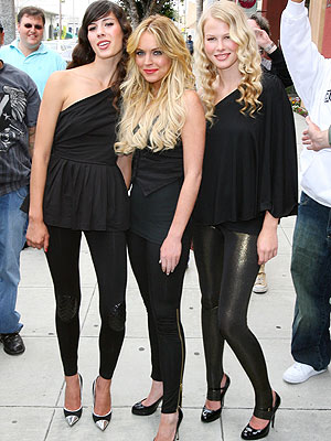 Sneak Peek Lindsay Lohan's Leggings Line Hits the Streets