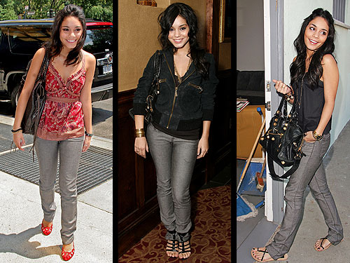 vanessa hudgens out and about. out in L.A. and N.Y.C.,