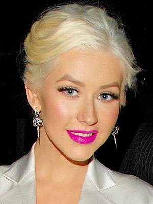 christina aguilera smile