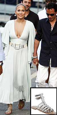 JENNIFER'S $89 SANDALS photo | Jennifer Lopez, Marc Anthony