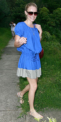 KATE BOSWORTH'S COLORBLOCK DRESS photo | Kate Bosworth