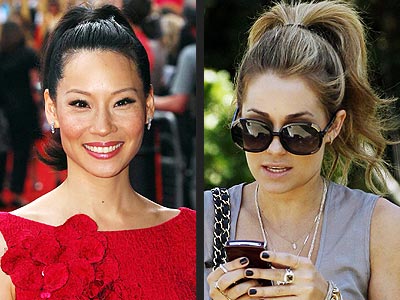 HIGH PONYTAILS - Would You Wear These Trends, Lauren Conrad, 