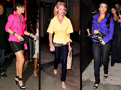 BRIGHT JACKETS photo | Katherine Heigl, Kim Kardashian, Rihanna