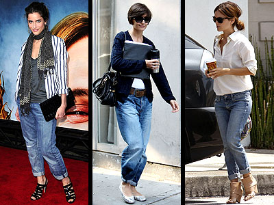 CUFFED JEANS  photo | Katie Holmes