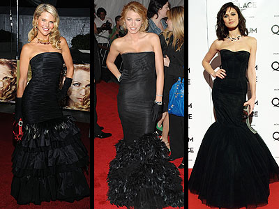 BLACK FISHTAIL GOWNS photo | Blake Lively, Christie Brinkley, Olga Kurylenko