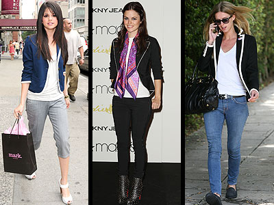 PIPED BLAZERS
photo | Nicky Hilton, Rachel Bilson, Selena Gomez