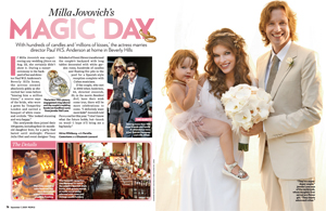 Milla Jovovich's Magic Day