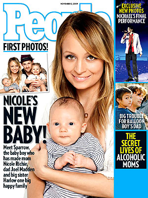  photo | Babies, Nicole Richie Cover, Joel Madden, Michael Jackson, Nicole Richie