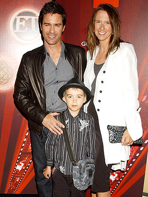 Eric McCormack and Family Strike a Pose