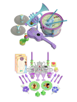 princess and the frog playset