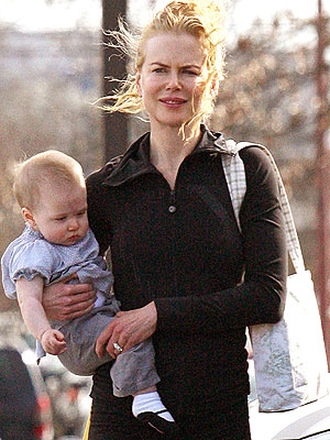 With the wind in their hair, Nicole Kidman and 8-month-old daughter Sunday