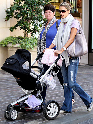 alessandra ambrosio shoes. alessandra ambrosio baby.