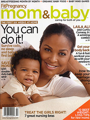 laila ali pregnant. Courtesy Fit Pregnancy Mom