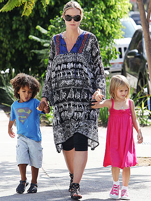 heidi klum children photos 2010. Heidi Klum (Project Runway