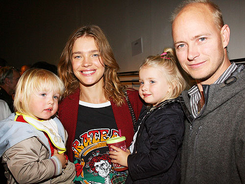 Natalia Vodianova and Family Do Fashion Week