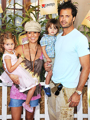 Brooke Burke with David Charvet...