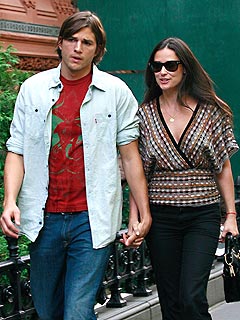 Demi & Ashton Plot a Cemetery Tour in France | Ashton Kutcher
