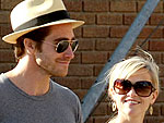 Reese & Jake Treat Her Kids to Frozen Yogurt | Jake Gyllenhaal, Reese Witherspoon