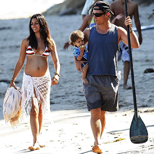 BEST DAY AT THE BEACH photo | Camila Alves, Matthew McConaughey