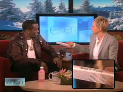  photo | Ellen DeGeneres, Sean P. Diddy Combs