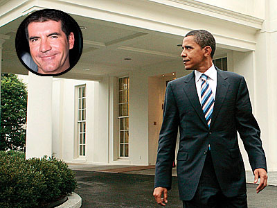  photo | Barack Obama, Simon Cowell