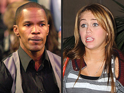 photo | Jamie Foxx, Miley Cyrus