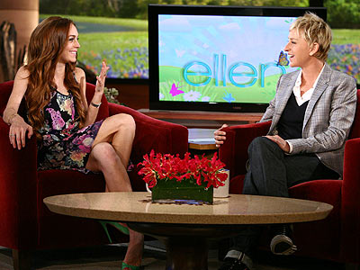 photo | Ellen DeGeneres, Lindsay Lohan