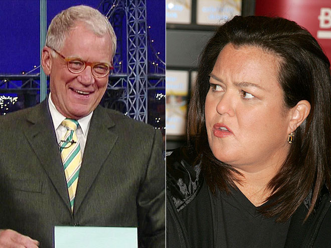  photo | David Letterman, Rosie O'Donnell