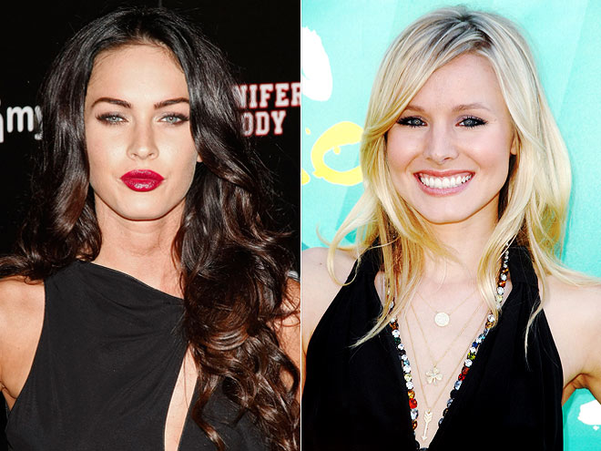  photo | Kristen Bell, Megan Fox