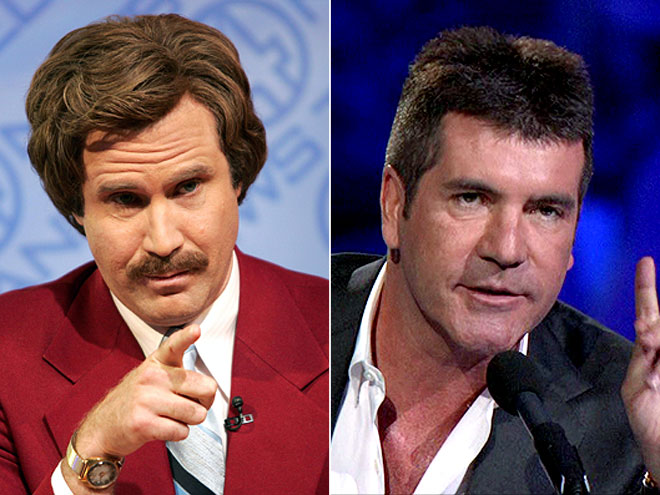 photo | Simon Cowell, Will Ferrell