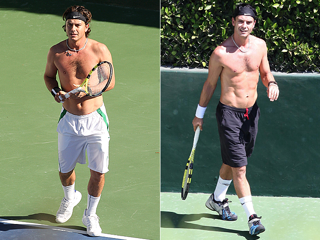 SHIRTLESS TENNIS photo | Gavin Rossdale