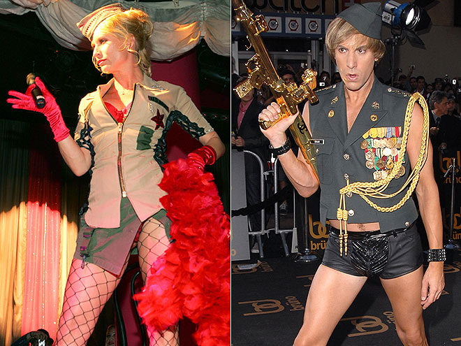 BRÜNO VS. NICOLLETTE photo | Nicollette Sheridan, Sacha Baron Cohen