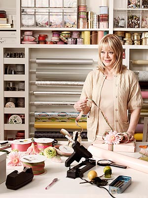 GIFT-WRAPPING ROOM photo | Candy Spelling