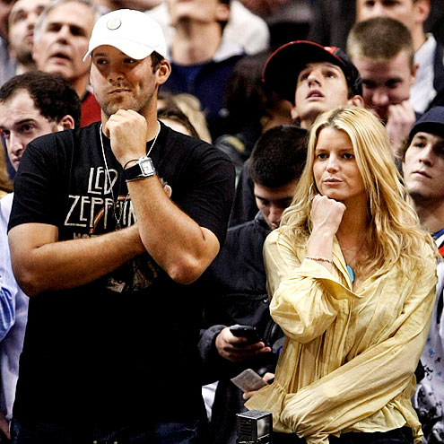 THEY'RE GAME photo | Jessica Simpson, Tony Romo