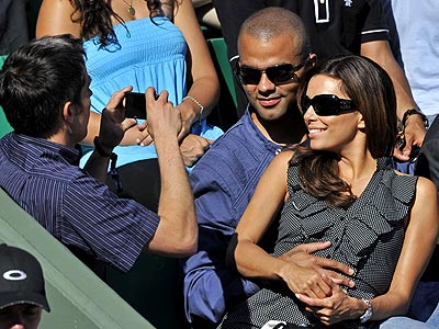 TENNIS photo | Eva Longoria, Tony Parker