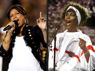 Hudson vs. Houston: The Super Bowl Star-Spangled Showdown | Jennifer Hudson, Whitney Houston