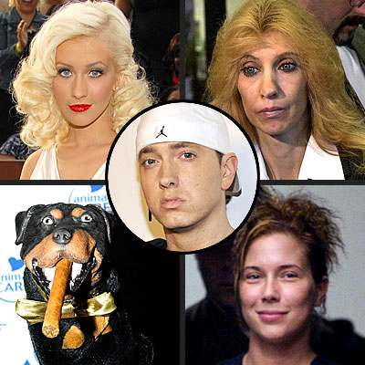 eminem family pics. Eminem and His Many Feuds |