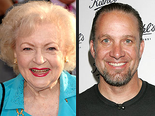 Betty White and Jesse James Have Flirt-Fest On Set