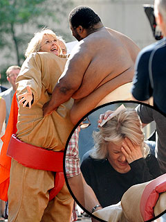 Diane Keaton In 'Good Spirits' After Sumo Smackdown