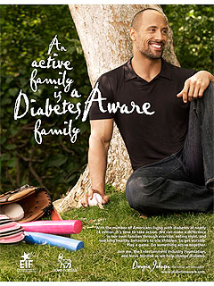 Dwayne Johnson's Latest Role: Diabetes Awareness Ambassador