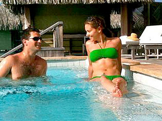 Alyssa Milano's Tropical Honeymoon