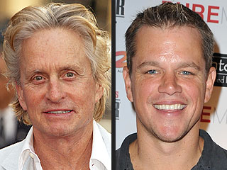 Matt Damon: Kissing Michael Douglas Is Like Kissing Catherine Zeta-Jones | Matt Damon, Michael Douglas