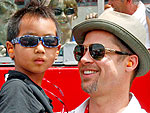 Brad Pitt Entertains His Inner Child