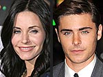 QUOTED: Courteney Cox Picks Zac Efron for Cougar Prey | Courteney Cox, Zac Efron