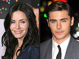 QUOTED: Courteney Cox Picks Zac Efron for Cougar Prey | Courteney Cox, Zac Efron