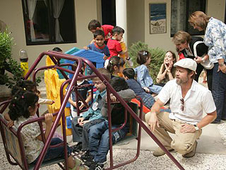 PHOTOS: Angelina and Brad Visit Orphaned Children in Jordan| Angelina Jolie, Brad Pitt