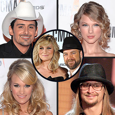 POLL: Who Had the Best CMA Performance? | Sugarland, Brad Paisley, Carrie Underwood, Jennifer Nettles, Kid Rock, Taylor Swift