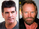 Simon Cowell and Sting Trade Barbs | Simon Cowell
