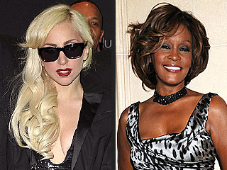 Lady Gaga and Whitney Houston