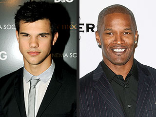 Taylor Lautner Gets Mobbed ... by Jamie Foxx